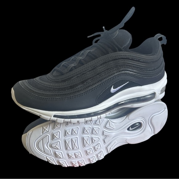 NIKE  AIR MAX 97 921826 001 Black White Men's Running Shoes Size 9.5 - Picture 3 of 6